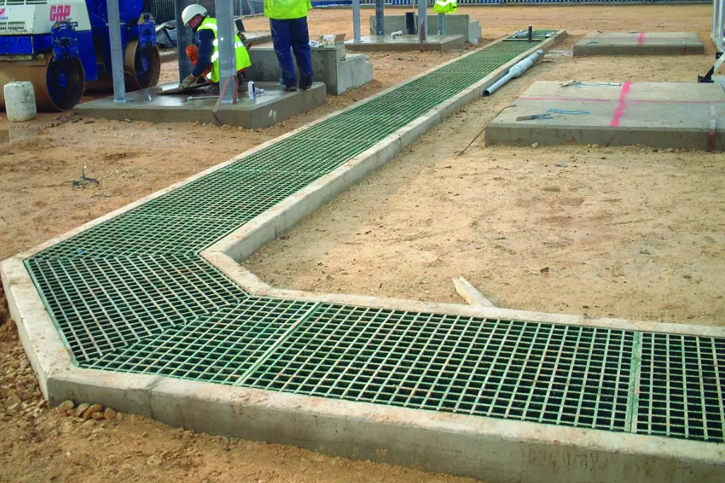 FRP GRATING TRENCH COVER 2