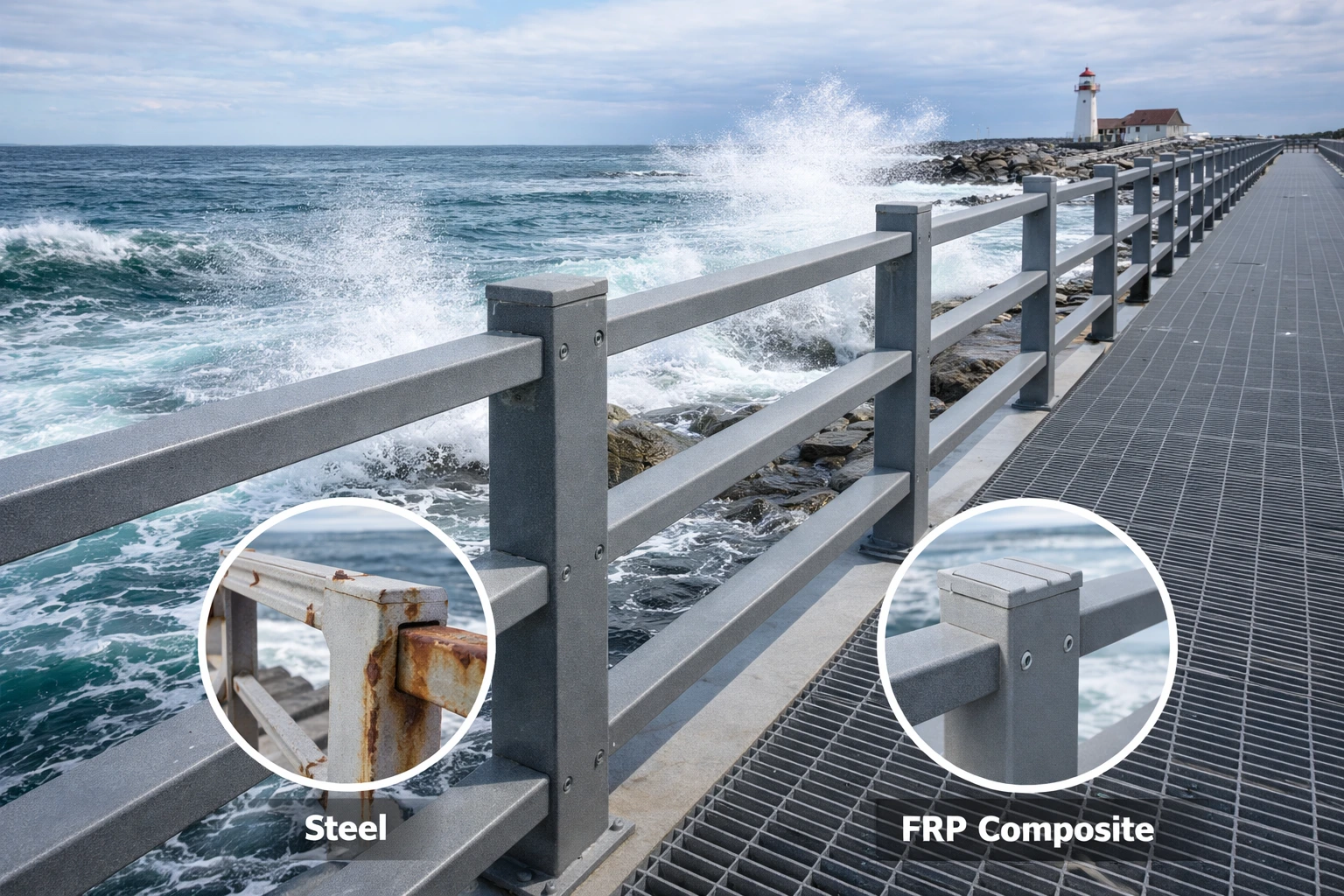 FRP PULTRUSION FOR COASTAL PROJECTS