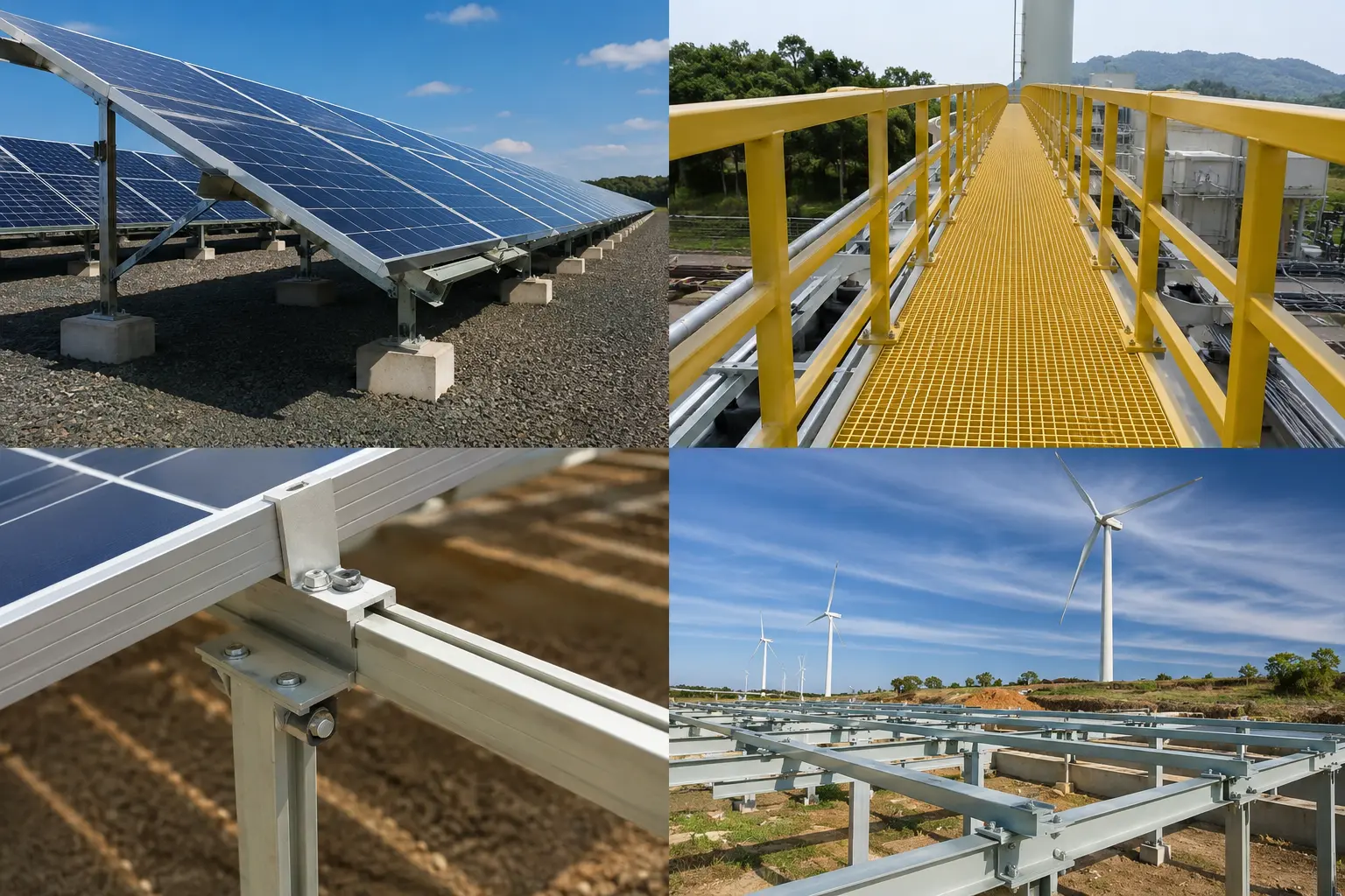 FRP pultruded profiles for renewable energy 2
